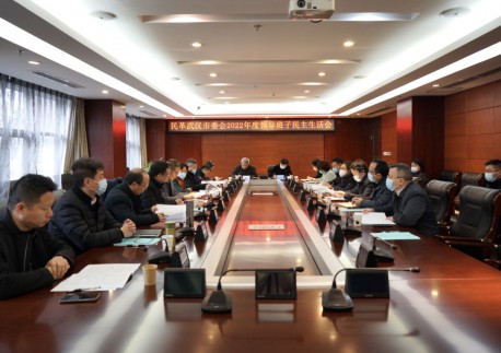民革武汉市委会召开2022年度领导班子民主生活会